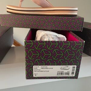 Tory Burch Women's Pink Platform Sandals